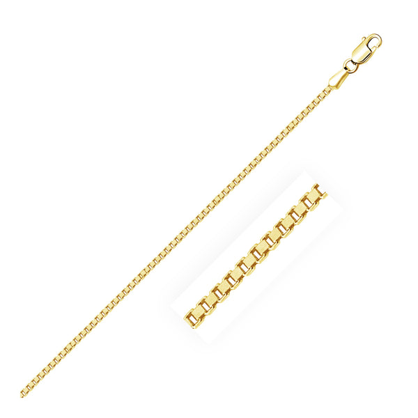 14k Yellow Gold Classic Box Chain (1.40 mm)