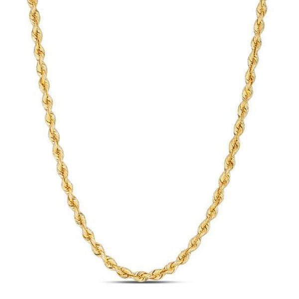 14k Yellow Gold Light Rope Chain (3.70 mm)