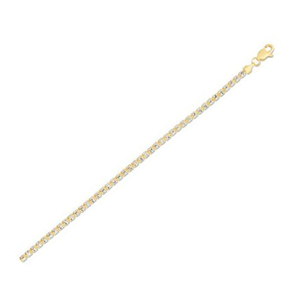 Ice Barrel Chain in 14k Yellow Gold (2.70 mm)